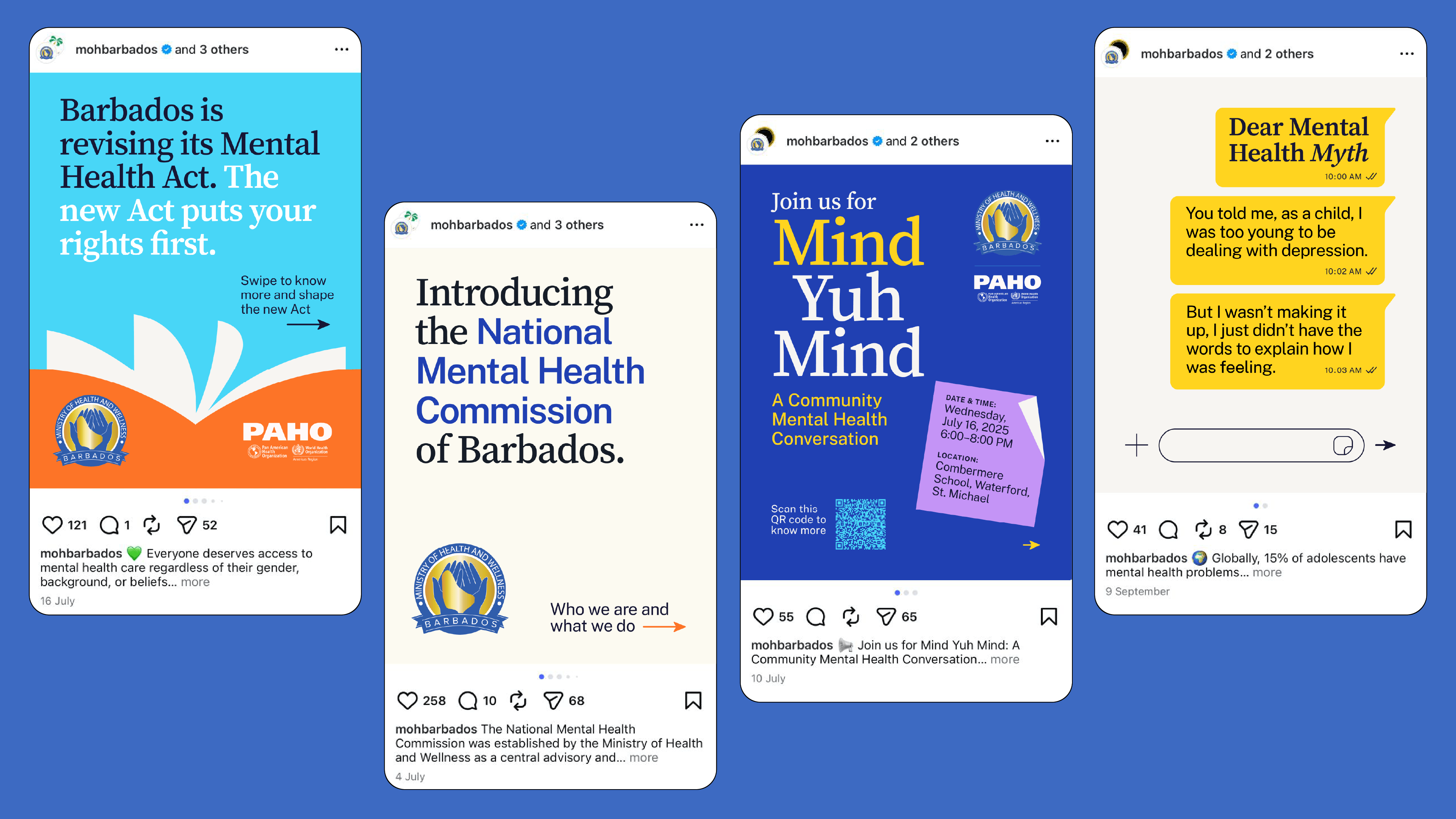 Public engagement campaign
                    for mental health law reform—Barbados